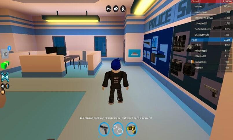 como acceder a la configuración de roblox